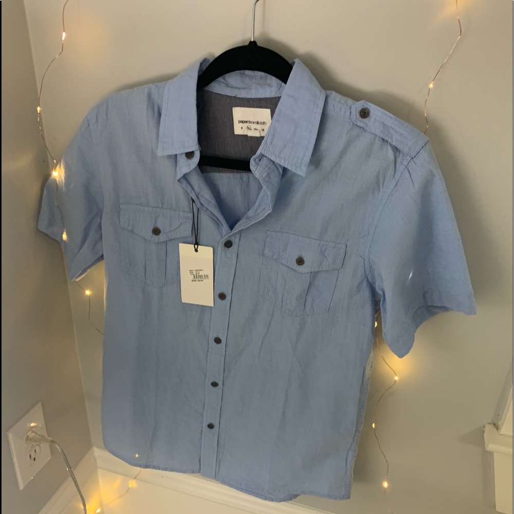 A comfortable blue shirt